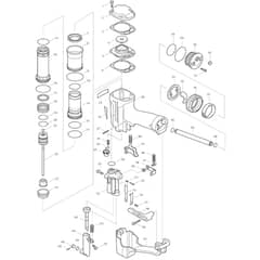 Makita AG125 - Air Nailer - Power Tool Diagram