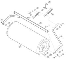 Genuine Stihl AGW098 Roller / A - Garden roller