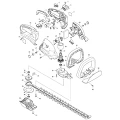 Makita AH3665 - 650mm Cordless Hedge Trimmer - Power Tool Diagram