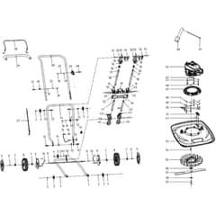 Cobra AIRMOW 51 - Hover Mower Feb 2018 Main Diagram
