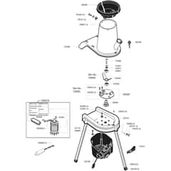 AL-KO H1100 S - 104603 - Main Assembly: from 4.1996