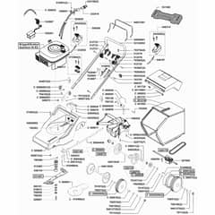 AL-KO Concord 5300 BRE - 110543 - Main Assembly: before 4.1999