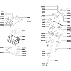 AL-KO Concord T11-75 - 110724 - Fuel Tank & Handles