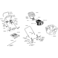 AL-KO Premium Bio 42 BR - 118049 - Handle And Collector: 1.2000 - 9.2000