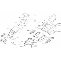 AL-KO Powerline T17-102 HD - 118075 - Body Work And Seat: 2.2001 - 10.2001