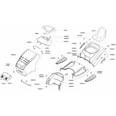 AL-KO Comfort T10 - 118264 - Body Work And Seat: before 12.2001
