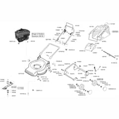 AL-KO Powerline 4700 - 118350 - Main Assembly: from 9.2004