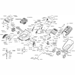 AL-KO Easy-Mow 5250 HWS - 119092 - Main Assembly: 4.2008 - 11.2008