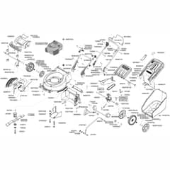 AL-KO Easy-Mow 5250 HWS - 119092 - Main Assembly: from 11.2008