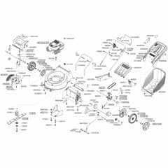 AL-KO Premium 470 - 119312 - Main Assembly: from 7.2012
