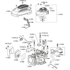 AL-KO Comfort 46 BR-A - 119383 - Cylinder And Recoil