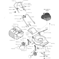 AL-KO Classic 46 B - 120598 - Main Assembly: 1.2000 - 10.2001