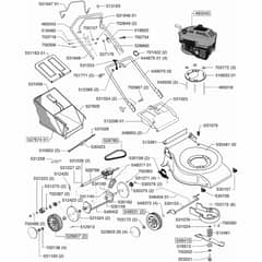 AL-KO Powerline 5200 - 121075 - Main Assembly: 6.2002 - 7.2003
