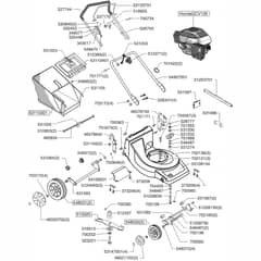 AL-KO Easy-Mow 4800 H Pro - 121341 - Main Assembly: from 5.2007