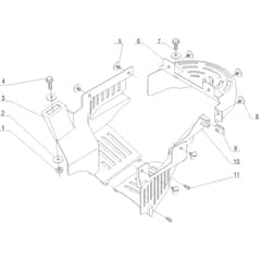 AL-KO R7-62.5 - 127306 - Belt Covers