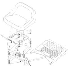 AL-KO R7-62.5 - 127306 - Seat