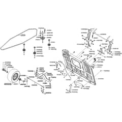 AL-KO Premium T16-105.6 HD V2 - 127370 - Front Axle - Transmission Belt - Rear Panel: 6.2019 - 4.2020