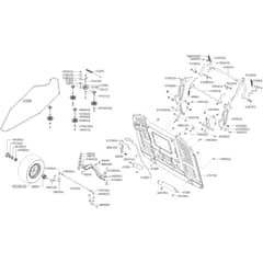 AL-KO Premium T20-105.6 HDE V2 - 127376 - Front Axle - Transmission Belt - Rear Panel: 5.2018 - 2.2019