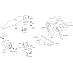 AL-KO Comfort T15-103.7 HD-A - 127418 - Front Axle - Transmission Belt - Rear Panel: 4.2018 - 7.2018