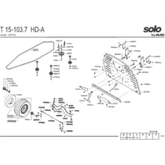 AL-KO Comfort T15-103.7 HD-A - 127418 - Front Axle - Transmission Belt - Rear Panel: 6.2019 - 4.2020