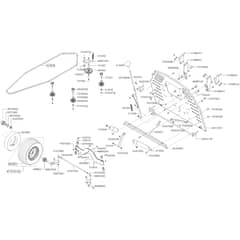 AL-KO Comfort T16-103.7 HD V2 - 127444 - Front Axle - Transmission Belt - Rear Panel: 4.2020 - 9.2021