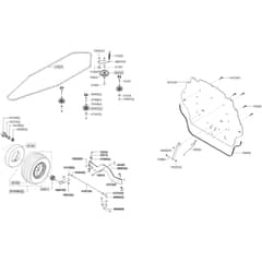 AL-KO Comfort T22-111.7 HDS-A V2 - 127445 - Front Axle - Transmission Belt - Rear Panel: 11.2017 - 4.2018