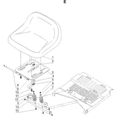 AL-KO R7-63 A Manual Rider - 127486 - Seat: from 10.2022