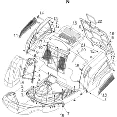 AL-KO R7-65 HD Hydrostatic Rider - 127487 - Bodywork: 8.2020 - 10.2022
