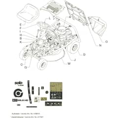 AL-KO R7-65 HD Hydrostatic Rider - 127487 - Decals: 8.2020 - 10.2022