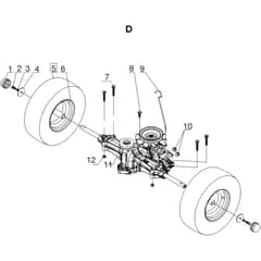 AL-KO R7-65 HD Hydrostatic Rider - 127487 - Transmission: 8.2020 - 10.2022