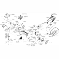 AL-KO Comfort 5252 - 127680 - Main Assembly
