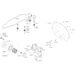AL-KO Solo Comfort T15-93.3 HDS-A - 127685 - Front Axle - Transmission Belt - Rear Panel: from 3.2024