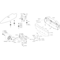 AL-KO Solo Premium T22-110 HDH-A V2 - 127709 - Front Axle - Transmission Belt - Rear Panel: from 3.2024