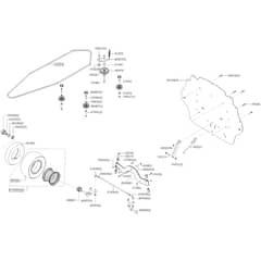 AL-KO Solo Comfort T18-111 HDS-A - 127724 - Front Axle - Transmission Belt - Rear Panel: from 3.2024