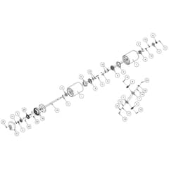Allett Stirling 43 Rear Roller Assembly