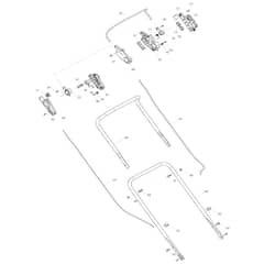 Makita AM3653 - 530mm Cordless Lawn Mower - Power Tool 01 Diagram
