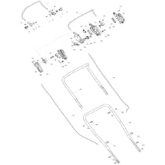 Makita AM3846 - 460mm Cordless Lawn Mower - Power Tool 01 Diagram