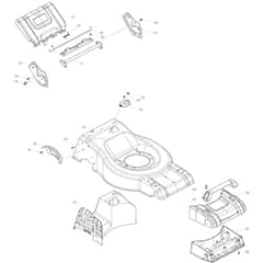 Makita AM3846 - 460mm Cordless Lawn Mower - Power Tool 03 Diagram