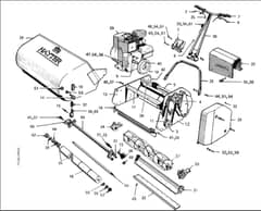 Hayter Ambassador 2 - 064 (064-007067 - 064-099999) - Mainframe Assembly