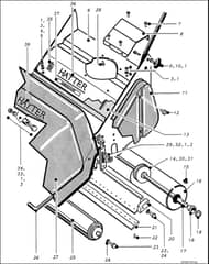 Hayter Ambassador 3 - 390 (390-001041 - 390-099999) - Mainframe Assembly
