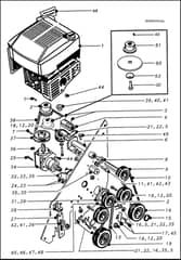 Hayter Ambassador 3 - 390 (390-001041 - 390-099999) - Drive Assembly