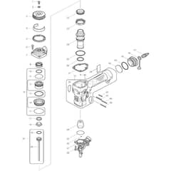 Makita AN510H - Pneumatic Coil Nailer - Power Tool Diagram
