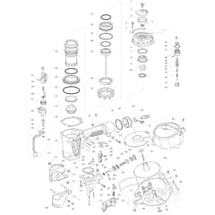 Makita AN560 - Air Nailer - Power Tool 02 Diagram