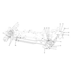 APACHE 92 4x4 EVO - 2021 - Oleo-Mac Ride On Mower Hydraulic distribution Diagram