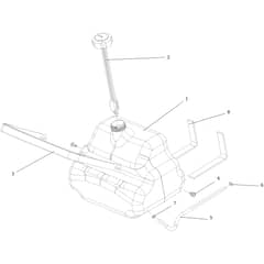 APACHE 92 EVO - 2022 - Oleo-Mac Ride On Mower Tank Diagram