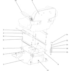 APACHE 92 EVO (K2400AVD V-TWIN) - 2017 - Oleo-Mac Ride On Mower Hood (2/2) Diagram