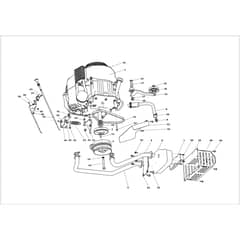 APACHE 92 PRO 2WD CAT - 2025 - Oleo-Mac Ride On Mower Engine Diagram