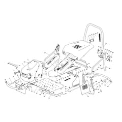 APACHE 92 PRO 4WD K CAT - 2025 - Oleo-Mac Ride On Mower Hood Diagram
