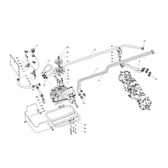 APACHE 92 PRO 4WD K CAT - 2025 - Oleo-Mac Ride On Mower Transmission 01 Diagram