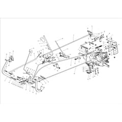 APACHE 92 PRO 4WD K CAT - 2025 - Oleo-Mac Ride On Mower Transmission 02 Diagram